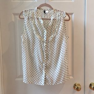 NWOT! H&M Sheer Sleeveless Blouse